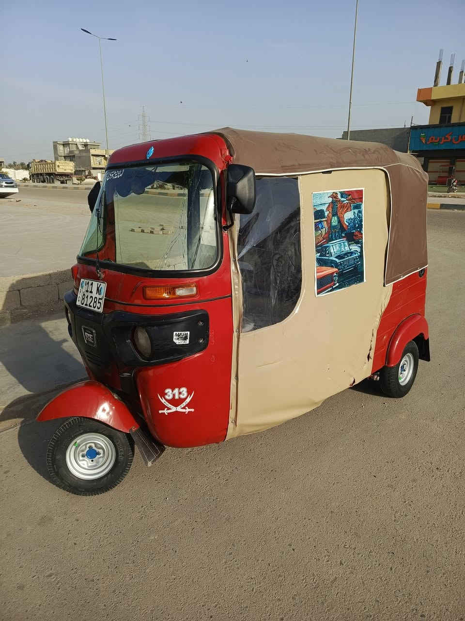 سلام عليكم تكتك لبيع موديل 18 رقم بغداد مكاني ديالى خان بني سعد تكتك بسمنه تحويل ثاني يوم تكتك مصبوغه لجماليه علا بلاد ما بيه ضربه محرك مكفول سعر 5 وبيه مجال رقم ***********
