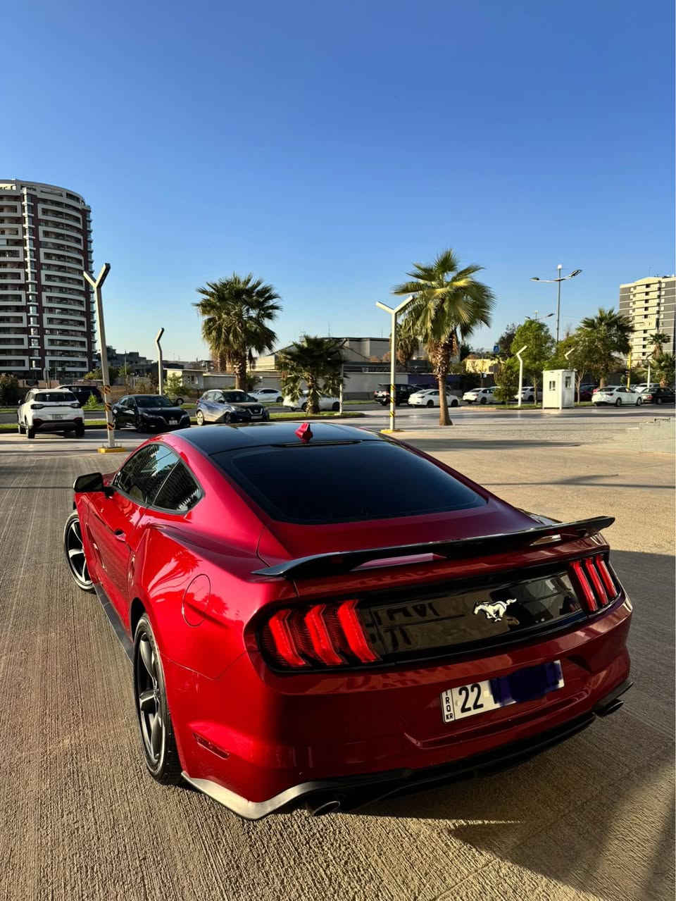 للبيع
‏Ford Mustang EcoBoost 2023
لون احمر غامق كلش مميز 
الحادث تعديل بارد فقط وصبغ بنيد بدون ايرباكات وبالفحص طلع بيهه كلير امريكا جاملغ وباب  
- السعر:  185 ورقه وبيه مجال بسيط 
- *مرقمة أربيل الرقم الجديد 
- الممشى 20،000  فقط  
- المحرك: 2.3L Turbo  اربعة سلندر 
- 5 وضعيات قيادة  
-بصمة تشغيل 
- شاشة جبيرة تدعم Apple CarPlay 
-تبريد منفصل 
-كاميرا خلفيه دواره
-حساس خلفي 
-تحكمات ستيرن 
-مانع تصادم
-محدد مسار 
-تصحيح مسار 
-مانع انزلاق 
-حساس دخول الانفاق 
-مثبت سرعة 
- نظام رادار أمامي + جانبي + خلفي  
-جام فول اوتوماتك 
- تحديد مسار + نظام تتبع + تحديد مسافة أمان  
-دخول ذكي 
-كشنات كهرباء 
- لايتات زينون أصلية   
موقع السيارة: أربيل
 *********** بغداد, العراق
