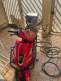 دراجه للبيع جديده استعمال شهرين فقط بيها ضرر بسيط فقط المرايات وحده من...