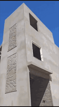 لبخ سمنت • من الموصل • نقشات حجر بارز