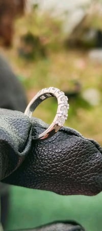 فضة925 • موسنايت • مقاس٥ونص