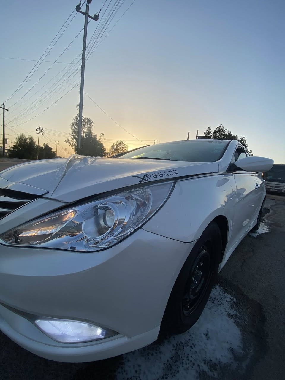 سلام وعليكم سوناتة 2014 ورد كندي حدثة جملاغ وبنيد وحدثهة الحلي دعمتلي موكب والقمارة الكصة صار بيهة طعجات وشوي بلباب فقط كير مكينة تبريد تاتفهة حدادة تخم تاير سيارة جاهزة علا آخر حبة السعر المطلوب 80 وبيهة مجال شي بصيط الشاري  سيارة ماخذهة بشدة و٩ الله شاهد  الشراي يتصل مكاني بصرة ***********
