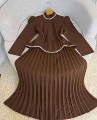 فستان دبل • خامة دبل تركي • مقاس 38-48