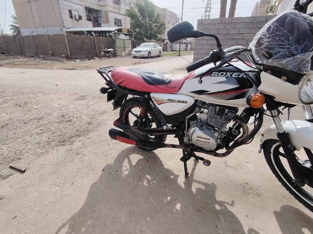 دراجة بوكسر محور محركها سيفان 2025بعدة جديد والدرجة 2021 مرقمة بسمي تحويل نفس اليوم  مكاني ديالى الخالص ***********
