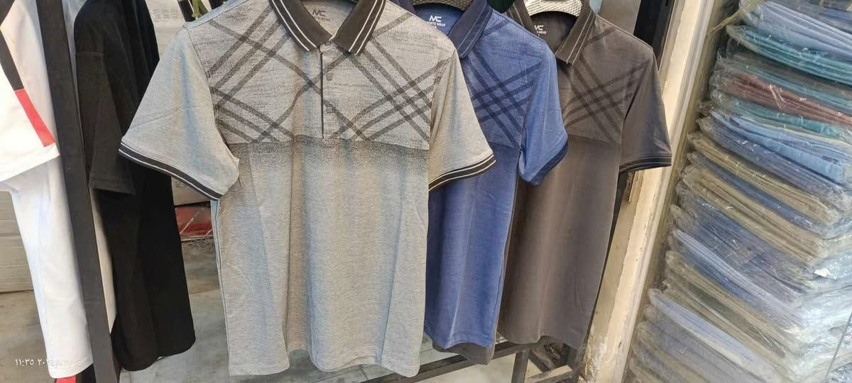 محلات احمد الحنين 
تيشريت ماركة maccaliالخامة درجه اولى ماستر 
قياس M L L XL XXL  سبرية ٥ قطع 
شورجة عمارة الرصافي ٢ سرداب اول محل يمنه 
***********
