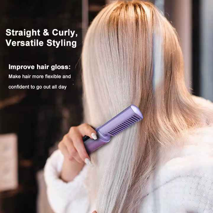 مشط فرد الشعر الحراري اللاسلكي Mini Flat Comb بشاشة رقمية

مشط فرد شعر حراري لاسلكي بتصميم خفيف ومحمول، مزود بشاشة رقمية لعرض درجة الحرارة وتحكم سهل بثلاث مستويات حرارة مختلفة ليناسب أنواع الشعر المختلفة.

• تصميم لاسلكي خفيف الوزن (120 غرام) سهل الحمل والاستخدام

• 3 درجات حرارة: 150° – 160° – 180° مئوية

• شاشة LED رقمية لعرض درجة الحرارة

• بطارية ليثيوم 4000mAh بسعة كبيرة (حتى 70 دقيقة استعداد)

• تسخين بدرجة حرارة ثابتة مع طبقة عناية سيراميكية للشعر

• نوع الاستخدام: فرد وتمليس الشعر
• درجات الحرارة: 150°C – 160°C – 180°C
• الدرجة الافتراضية: 160°C
• زمن التسخين: حوالي دقيقتين إلى 100°C / 5 دقائق إلى 170°C
• القدرة: 7.5 واط
• الفولتية: 3.7V
• الإدخال: 5V–2A
• نوع البطارية: ليثيوم 4000mAh
• الوزن: 120 غرام
• منفذ الشحن: Type-C
• عنصر التسخين: Heating Film
• عرض الدرجة: مؤشر LED

محتويات العلبة:
• مشط فرد شعر حراري لاسلكي
• غطاء حماية (Protective Sleeve)
• كابل شحن USB Type-C
• كتيب تعليمات الاستخدام سامراء, صلاح الدين


**إذا كنت صاحب هذا الإعلان وتريد حذفه لأي سبب، رجاءا أرسل رسالة إلى الدعم الفني**