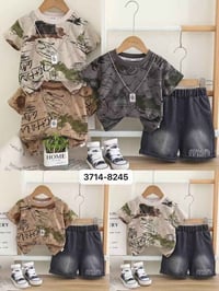 طقم ولادي كوري  سعر درزن 106 الف قياس1 / 5 سنة للحجز و الاستفسار يرجى ...