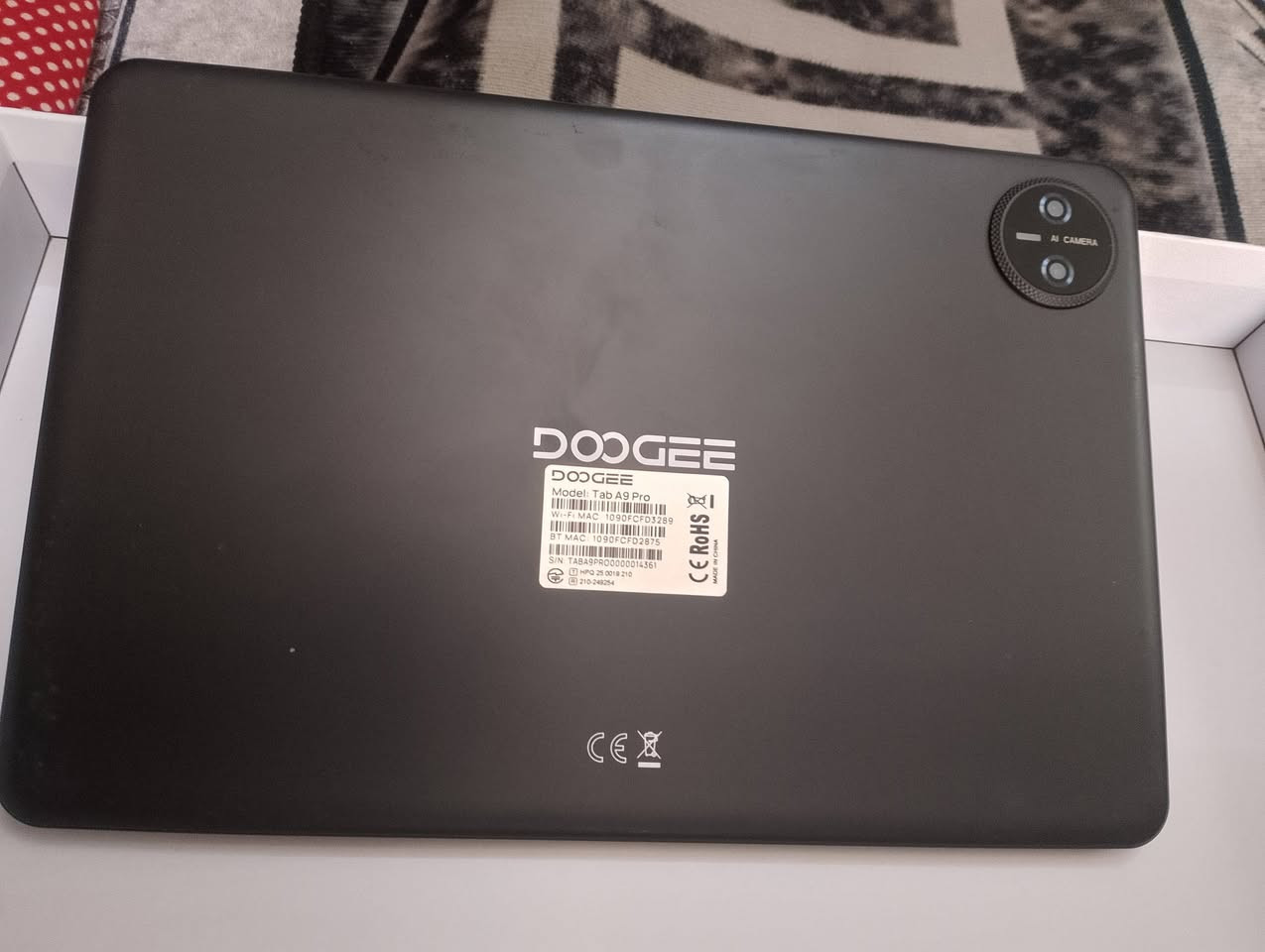 يوجد تاب A9 برو إصدار VIP
استخدام شهرين 
تاب خاص للعاب والدراسه 
أندرويد 15

يعمل بواسطة
بطارية كبيرة 6580 مللي أمبير
شحن سريع 10 وات
الذاكرة: 128 جيجابايت روم (حتى 2 تيرابايت) + 4 جيجابايت رام (حتى 20 جيجابايت)
الكاميرا الأمامية: 5 ميجابكسل
الكاميرا الخلفية: 8 ميجابكسل
الشبكة: واي فاي 2.4 جيجا هرتز/5 جيجا هرتز
الاتصال: بلوتوث 5.0/واي فاي
مكاني بغداد حي اور 
رقم الهاتف ***********يوجد واتساب
سعر قيم وخذ مستعجل ع بيع
