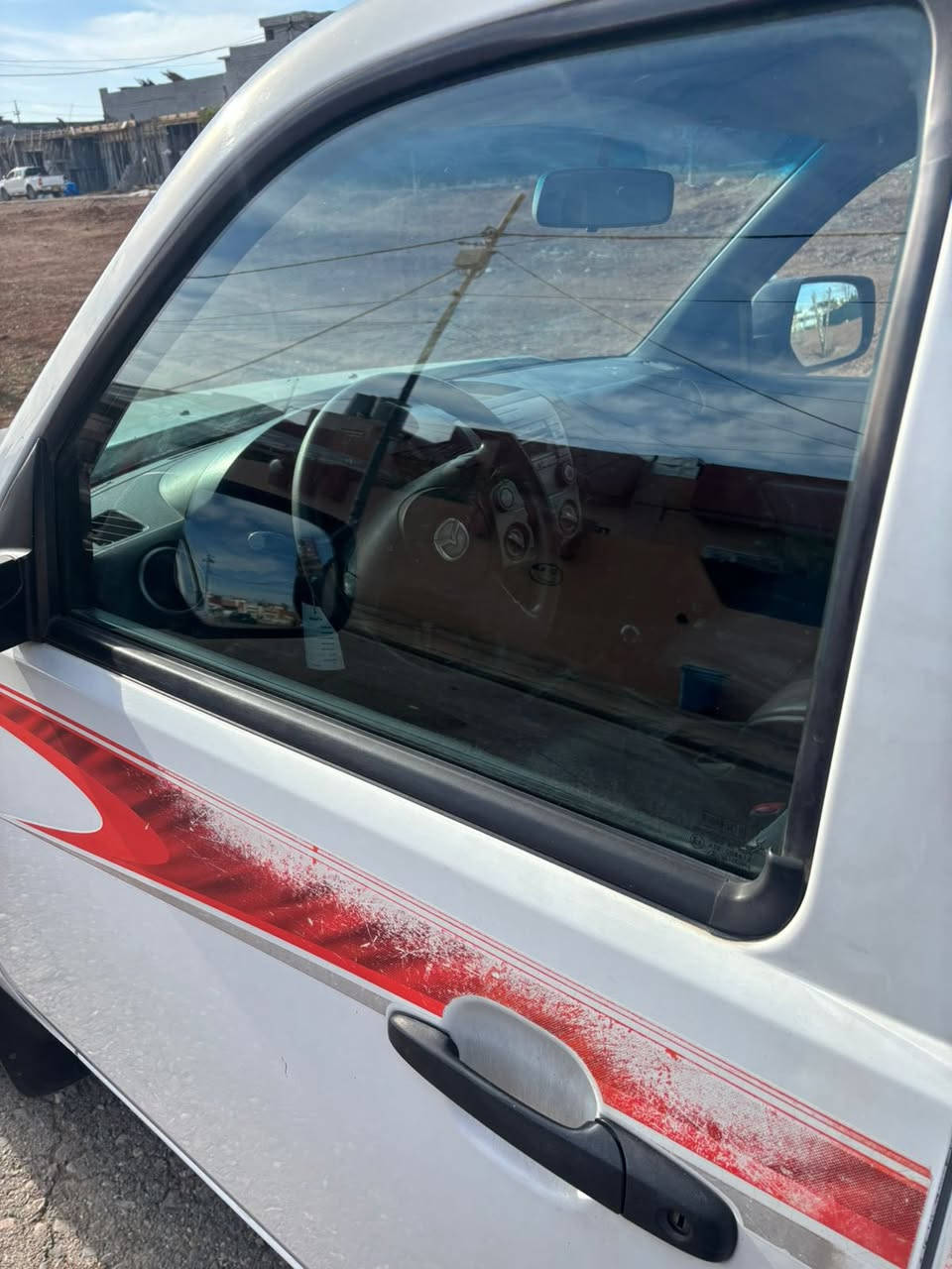 مازده موديل 2013
نوع BT_50
رقم اربيل تحويل ثاني يوم سياره مال جناي صارله من ٢٠١٣ كير عادي تخم تاير جديد محركه ٢٤٠٠ مكفول صبغ بدون معجون ل باب الخلفي صندوك باقي مكفوله من صبغ و معجون سياره بيه ملاحضات من طخات كما موضح ب صوره
مكان سياره اربيل بحركه
السعر/ ١١٠ بيه مجال ل طيبين 
*********** او ٠٨٥٠٧٠٥٥٦٨٥
