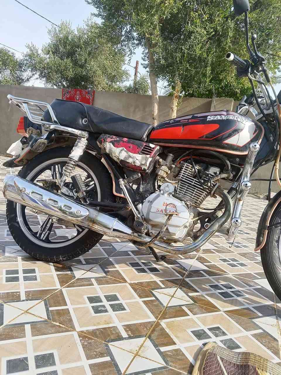 السلام عليكم دراجه سيفون موديل 21 للبيع اوراق كامله محرك خير من الله مكاني سراجق و العباس تعال خاص فقط واتساب رقم الهاتف***********
