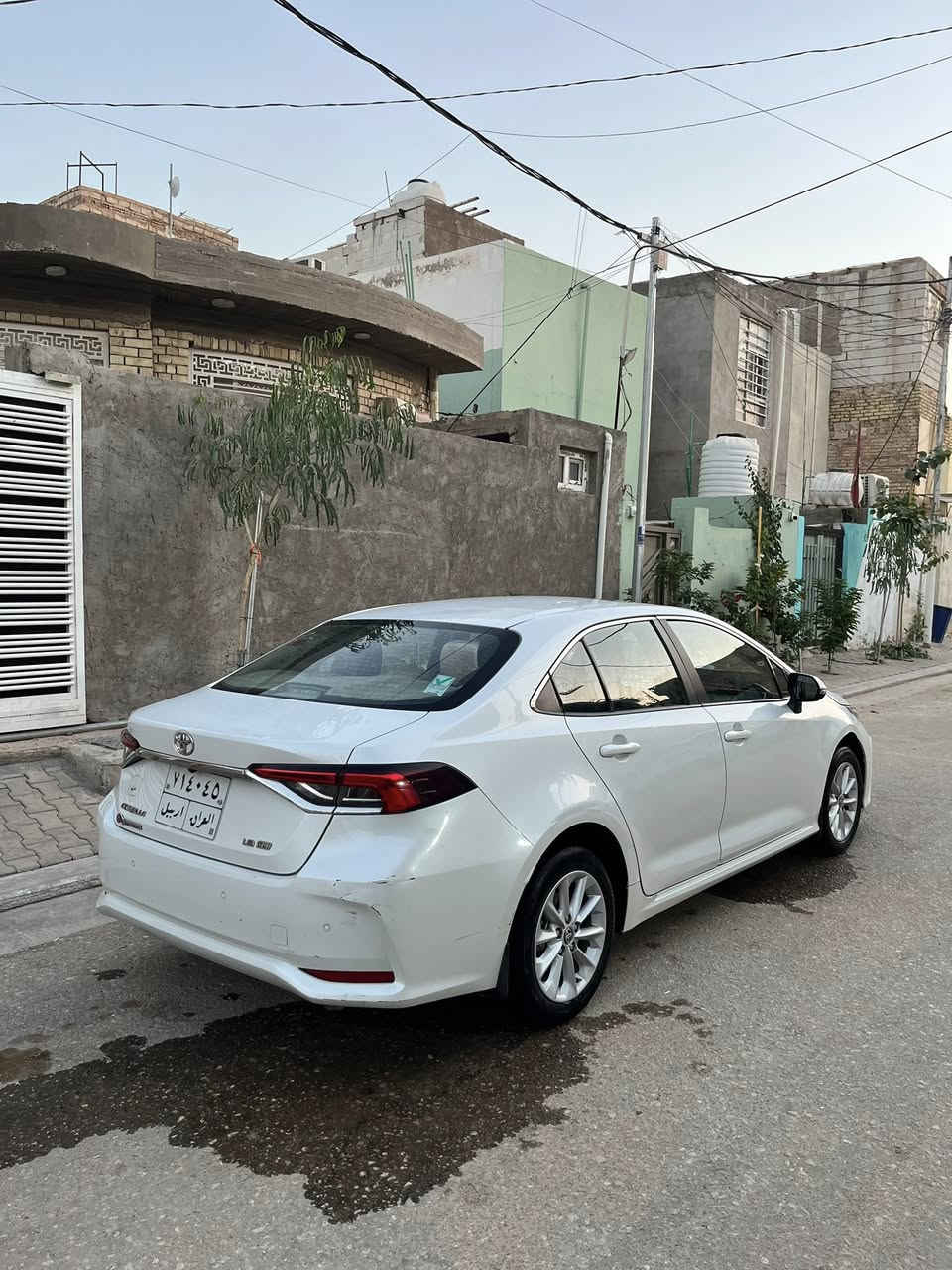 تويوتا كورلا -  Toyota coroll
مديل 2022
نضافه 90‎%‎
فتحه 
بصمه 
تبريد قطعتين 
كراسي مدوشمه جلد 
تحكمات ستيرن 
دخول ذكي
كامره خلفيه
دشبول دجتل 
مري شفط 
بيها بارد بالجاملغ والباب شي بسيط 
سيارة نضيفه وبيها بعد مواصفات والسعر 165$
للتواصل ***********
