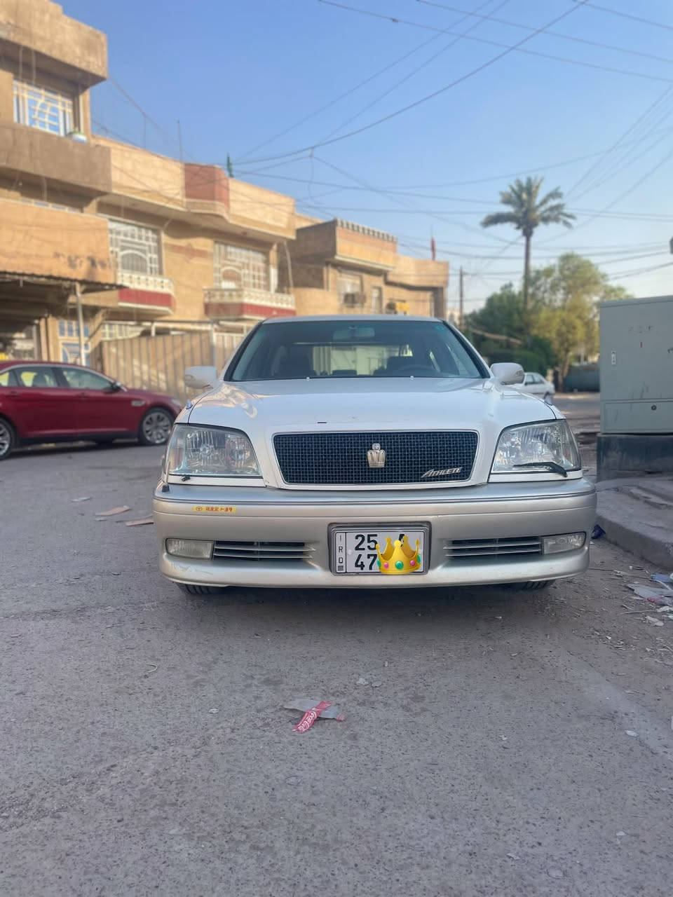السلام عليكم
كراون ملكه 👑  2002 
للبيع فقط 
كرستال اصل 
دكمتين 
اربع كشنات كهرباء 
مكينة D4 مكفوله 
السياره مكفوله كفاله عامه كير ومكينه ونقل جثه وكص 
رقم دولي 
تحويل ملكيه مباشر بأي مديريه مرور 
نقص السياره تبريد يفصل 
وabs فقط
ينقصن من سعر السياره  
السعر 130$ وبيها مجال بسيط 
الاتصال على رقم الهاتف 
***********
