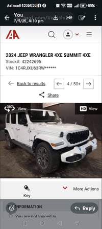 للبيع  جيب رانكلر موديل ٢٠٢٤ 4xe محرك 4 سلندر ثلاث انظمة قيادة  السيار...