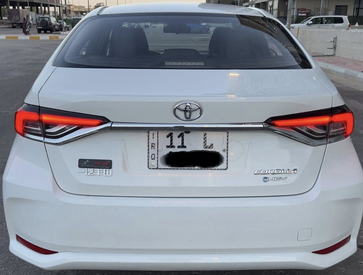 السلام عليكم
للبيع توتويا كورلا هايبرد 
الشكل الخليجي 
موديل 2024
ماشيه 26 الف كيلو 
سبير ما نازل
بيه بارد بلبنيد  مأشر بصور 
رقم بغداد تحويل مباشر 
السعر 144
مكان السياره بغداد 
للاتصال ***********
