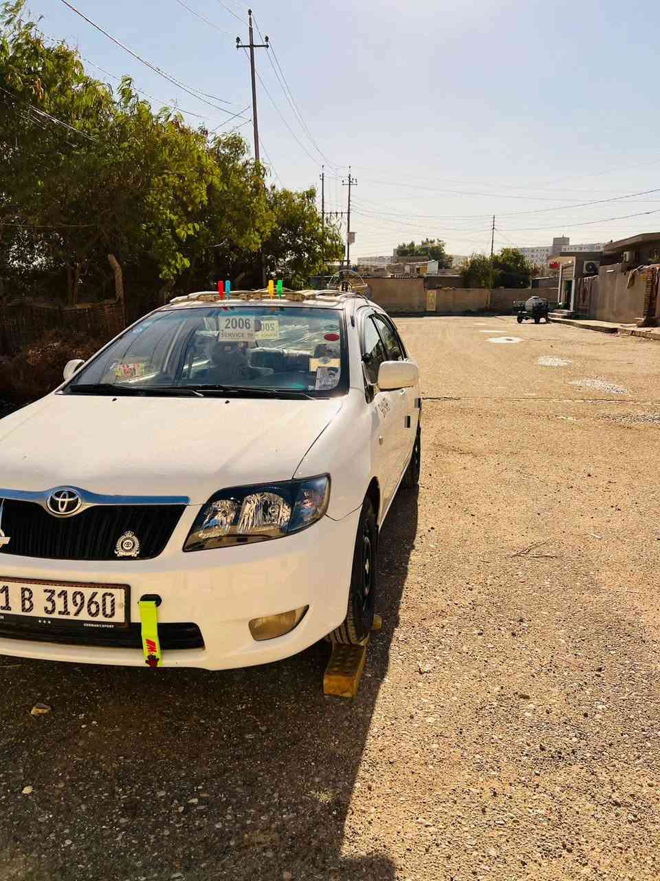 سلام عليكم ورحمه الله 
كورله بيكاتشو 2006 رقم بغداد سنويه وهزه صار 15يوم 
بيها قطع صبغ ابيع حزام ليش نتفاشل بعدين 
مكينه زغيره لاصرف ولا بخار خير من الله 
سعر 92وبيها مجال 
***********
بغداد بسمايه
