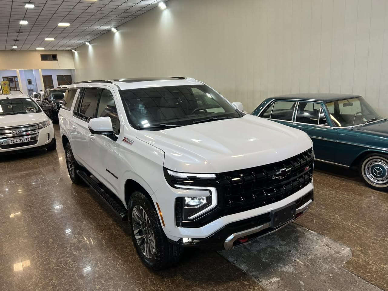 CHEVROLET SUBURBAN Z71

موديل: 2025
وارد: امريكي
رؤيشتن: 7,000مايل
نرخ: 55,000$
مؤبايل📞: ***********
***********
ناونيشان:هةولير _معرض هاشم للسيارات 
شةقامي ١٠٠م بةرامبةر دائيرةي گمرگ سيارات

‏HASHM_FOR_CARS___هاشم للسيارات 

موديل: 2025
وارد: امريكي 
ماشي: 7,000مايل
السعر: 55,000$
تلفون📞: ***********
***********
العنوان:اربيل _معرض هاشم للسيارات 
شارع ١٠٠م مقابل دائرة كمرك سيارات 

‏HASHM_FOR_CARS___هاشم للسيارات
