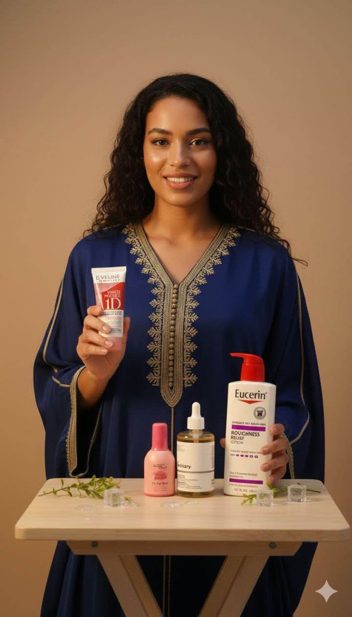 🌙✨ عرض العيد المميز ✨🌙
باكج العناية المتكاملة بسعر خاص بمناسبة العيد 🎉
✔️ تونر مقشر وجه وجسم – تجديد وإشراقة
✔️ يوسيرين مرطب جسم – نعومة وعلاج للجفاف
✔️ ايفلين مرطب يد – ترطيب عميق
✔️ مورد طبيعي – لون وردي ثابت وناعم
دلعي نفسك قبل العيد وخلي بشرتج تلمع ✨💕
عرض لفترة محدودة ولفترة العيد فقط 🔥
للحجز راسليني خاص 📩💗

توصيل لجميع محافظات العراق ناصرية, ذي قار


**إذا كنت صاحب هذا الإعلان وتريد حذفه لأي سبب، رجاءا أرسل رسالة إلى الدعم الفني**