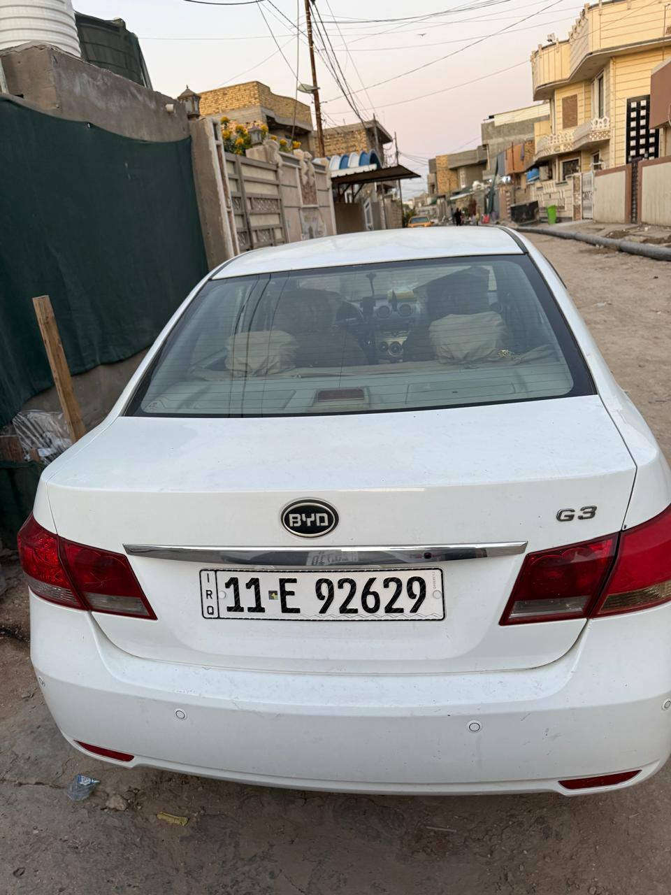 السلام عليكم بي واي دي جي ثري ٣٠١٣ السياره جديده بيها بارد وصبغ كلش قليل گير عادي محرك هوندا السعر ٦٢ بغداد باسمي الاتصال ***********
