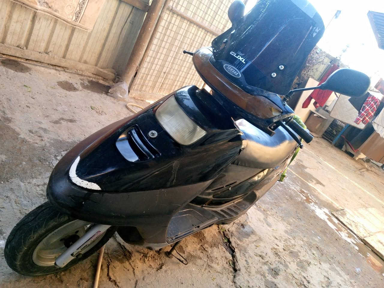 سلام عليكم دراجه فضائي لبيع ياباني سرعه 100 ام بليته ياباني اصلي كامله كلشي شغال بيه  سلف وهندر وكهرباءيتها كلها شغاله كامله وكفراتها بلاديه انضاف ومحركها بلادي نطيف مامفتوحه ابد بلاديه ناعمه خرسه شلعه ومعدل خير من الله وتأيراتها جدد وكابريتر بلادي جاهزه مكاني بشارع فلسطين السعر325 بيها مجال لشراي رقمي ***********متواجد وتساب ورصيد
