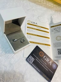 مويسانيت • فضة ٩٢٥ • شهادة GRA