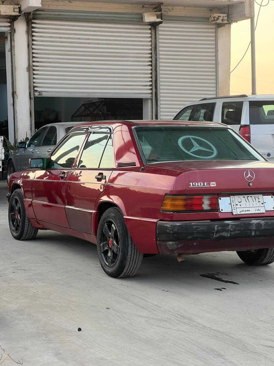 السلام عليكم مارسدس 190 للبيع
1) موديل 1985 محدثه 1992
2) لون ماروني
3) محرك وانجي 6 سلندر
4) حداديه جديده
5) تخم تاير
6) تبريد شغال ثلج
7) لايت كرستال
8) رقم بغداد  الماني مشورع وطني
9) مكفوله من الضربه
10) قواعد دبلات سليمه
11) كهربائيات شغاله
12) غرفه ماروني جلد جديده
13) ويل كب رياضي اصلي الماني
14) السعر 60 وبي مجال قليل للاستفسار واتساب او اتصال  ***********
العنوان بصره
