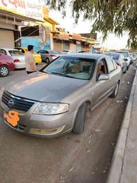 نيسان صني كوري 2008 للبيع او مراوس مدعومه من صفحة السائق بيها صبغ بجم ...