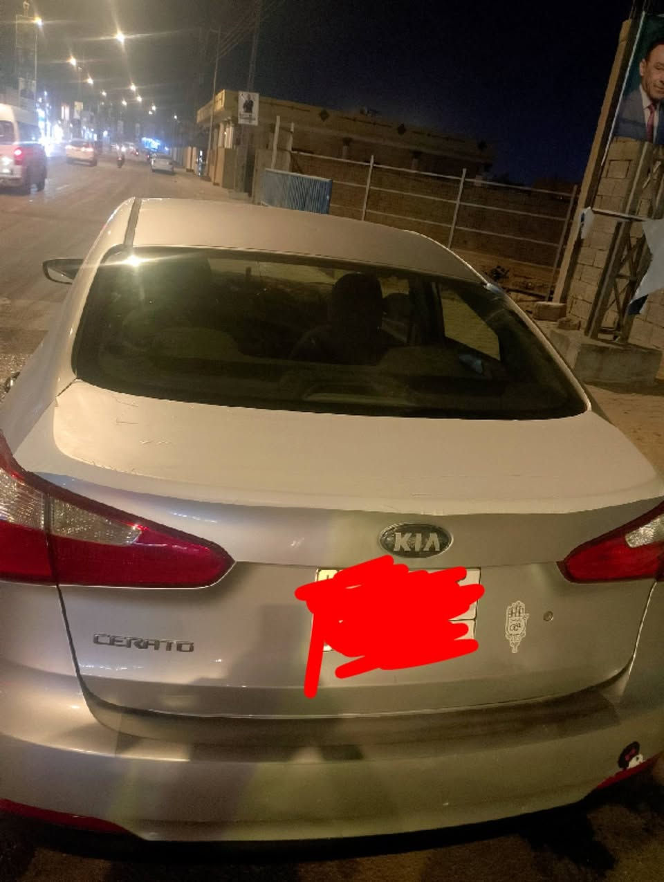 كيه سيراتو موديل 15  خليجي مكفوله من الضربه بيهه صبغ مدكر الخلفي وشوي من الباب فقط سياره جديده 110 وبيهه مجال بصيط مكان البصره ابو الخصيب ***********
