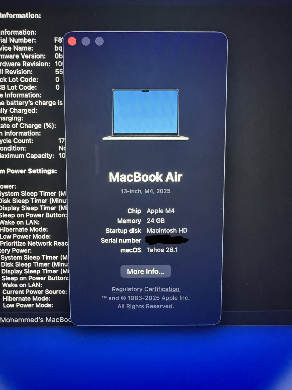 سلام عليكم 

ماك بوك m4 اير

نظيف 100% استعمال اسبوع

مطلوب بداله M2 max او M3 max فقط


**إذا كنت صاحب هذا الإعلان وتريد حذفه لأي سبب، رجاءا أرسل رسالة إلى الدعم الفني**