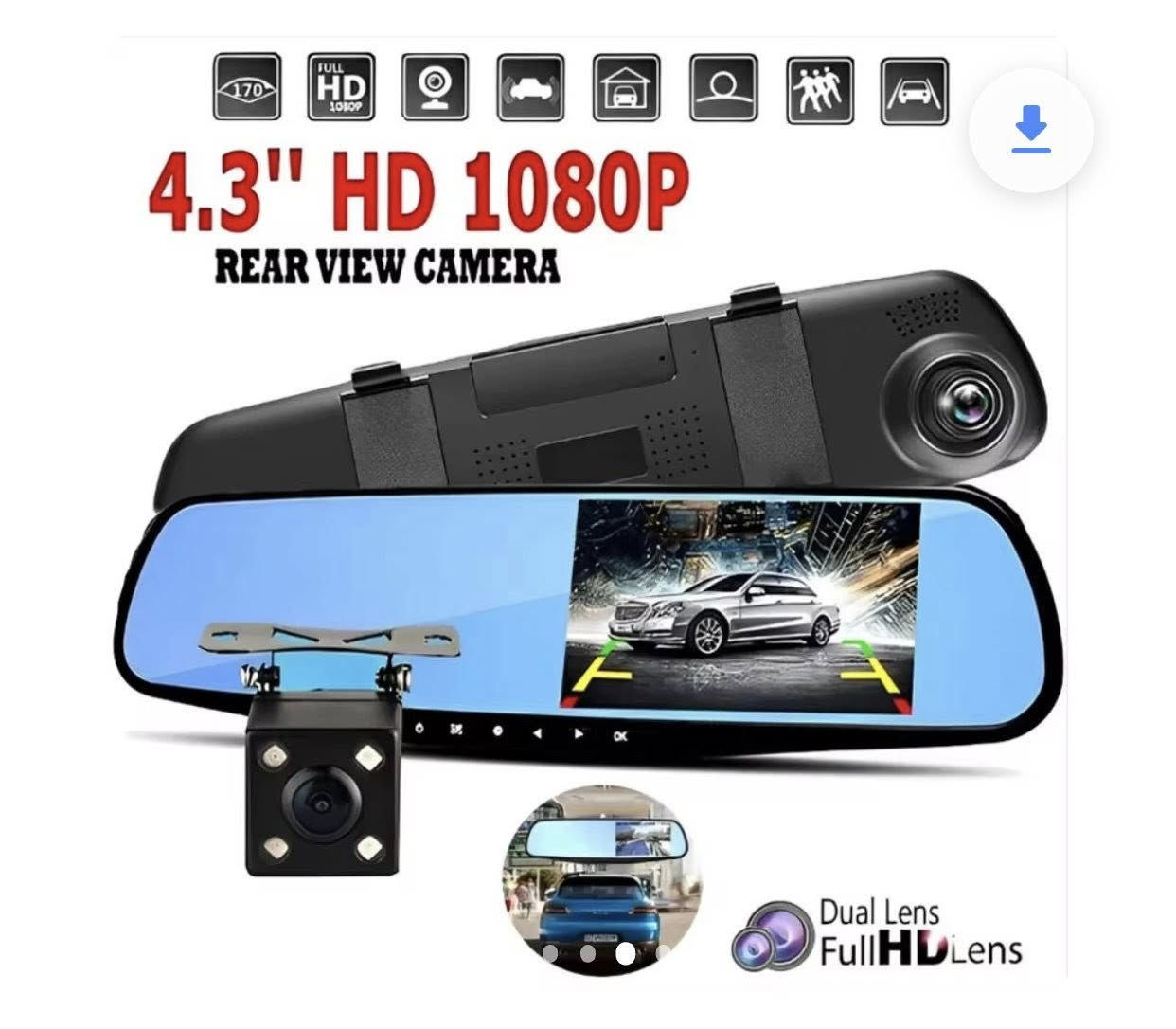 مرآة السيارة الذكية Vehicle Blackbox DVR - كاميرا مزدوجة وشاشة 4.5 بوصة • الموديل: Z-3061. كاميرا داش كام متطورة مدمجة داخل مرآة الرؤية الخلفية، تمنحك تسجيلًا كاملًا للطريق من الأمام والخلف مع شاشة عرض مدمجة لتعزيز أمان قيادتك. • شاشة عرض مدمجة: تأتي بشاشة مقاس 4.5 بوصة من نوع TFT مدمجة في المرآة لمتابعة التسجيل مباشرة. • تصوير عالي الدقة: تدعم تسجيل الفيديو بدقة Full HD 1080P لضمان وضوح التفاصيل والصور. • عدسة واسعة الزاوية: مزودة بعدسة رؤية عريضة (Wide-angle lens) بزاوية 170 درجة لتغطية أكبر مساحة ممكنة من الطريق. • نظام تسجيل الطوارئ: يحتوي على مستشعر G-Sensor الذي يقوم بحماية الفيديوهات من المسح عند حدوث اصطدام. • خاصية الرؤية الليلية: تدعم تقنية Night Vision لتحسين جودة التصوير في ظروف الإضاءة المنخفضة. • مراقبة ذكية: تدعم ميزات اكتشاف الحركة (Motion Detection) والتسجيل الدوري (Cyclic Recording) لضمان عدم توقف التسجيل. المواصفات: • دقة الفيديو: 1920x1080P / 1280x720P. • صيغة الفيديو: MOV (H.264, Audio: AAC). • تخزين الذاكرة: تدعم بطاقة ذاكرة TF حتى 32 جيجابايت كحد أقصى. • البطارية: مدمجة بسعة 150mAh. • واجهة الطاقة: 12-24V 2A. • اللغات: تدعم لغات متعددة. • الميكروفون والسبيكر: مدمج داخل الجهاز. محتويات العلبة: • مرآة الرؤية الخلفية المزودة بالكاميرا والشاشة. • كاميرا خلفية إضافية. • وصلات التركيب والطاقة.
السعر 35 الف والتوصيل 5


**إذا كنت صاحب هذا الإعلان وتريد حذفه لأي سبب، رجاءا أرسل رسالة إلى الدعم الفني**