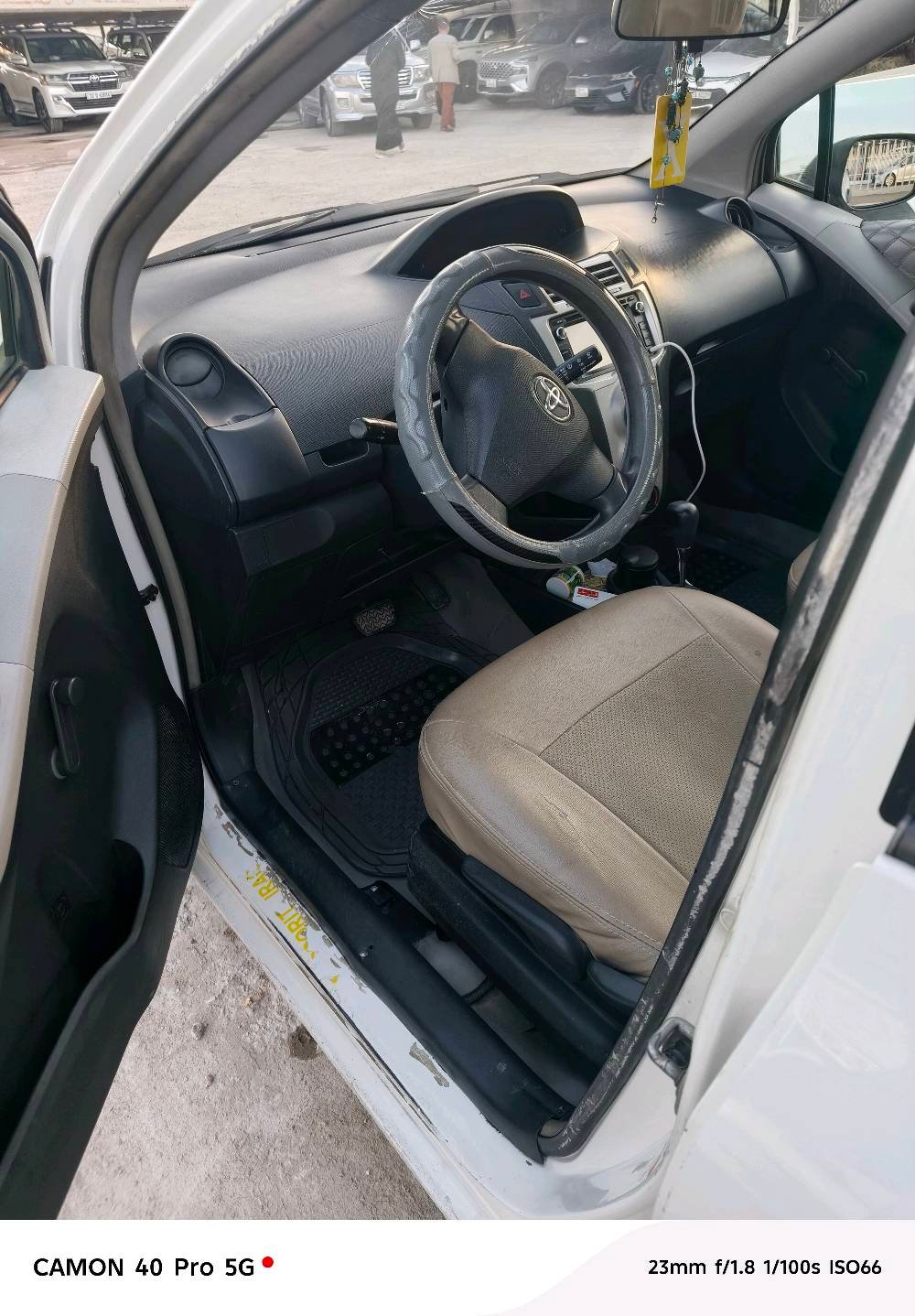 تويوتا يارس مديل ٢٠٠٦رقمه نجف انكليزي مكفول مكينه كير سيارة مكفول مكانها النجف 