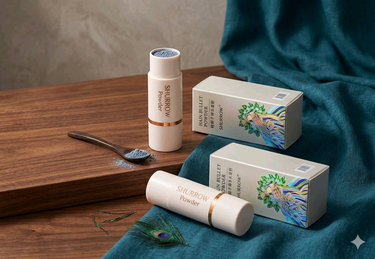 هذا المنتج هو بودرة لملء فراغات الشعر وتحديد خط الشعر (Hair Liner Powder)، وهو من إنتاج شركة SHURROW (الماركة الفرعية المذكورة هي Zhenyan).
يستخدم لإخفاء الفراغات في فروة الرأس، أو لتعديل وتحديد "منابت الشعر" (الجبهة) لجعل الشعر يبدو أكثر كثافة وتنسيقاً.
