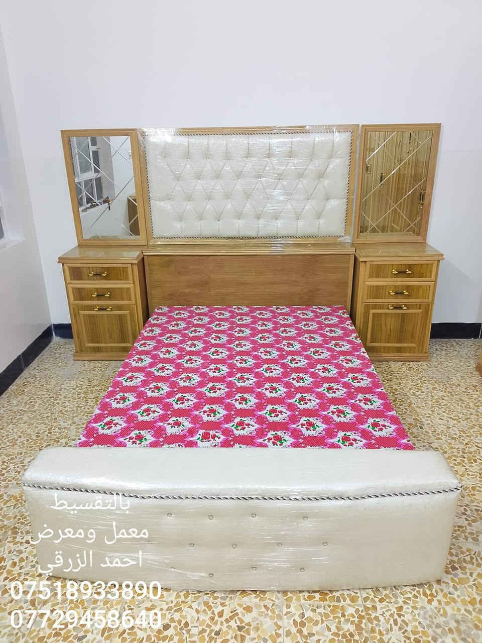 #بالتقسيط_بالتقسيط
معرض ومعمل احمد الزرقي لبيع الأثاث 
جميع انواع #غرف_النوم_الصاج (#نقدا) و (#بالتقسيط)
 من10اشهر الي18 شهر بدون مقدمة
يوجد نظام استبدال الغرفة المستعملة بغرفة جديدة و الاتفاق على الفرق
العنوان الموصل / الايمن / الصناعة القديمة / اليابسات / قرب فرع المستوصف 
يوجد فصال حسب الطلب
***********يوجد واتساب
*********** يوجد واتساب
المشمولين بالاقساط جميع الموظفين والمتقاعدين وابطال الداخلية والدفاع والوريث على مصرف الرافدين الدفع يدوي او الكتروني على رغبت الزبون 
بالتقسيط_غرف_نوم_معرض_احمد_الزرقي
