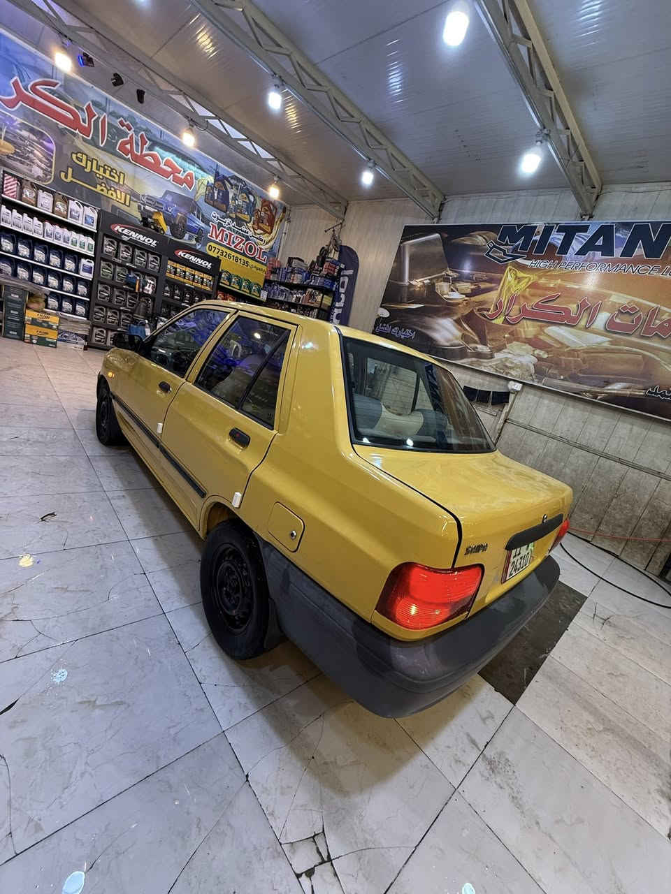 سايبا 2015سياره مكفوله ضربه صبغ تبديل بيها هلال معمر وذيل مال جاملغ فقط مكينه وكير مكفولات تبريد تدفئة شغاله كهربائيات كامله سنتر لوك شاشة تخم تاير صدر جديد رقم جديد سنويه جديده هيئه مصفره شواصي نظيفه يمك فديو وتفاصيل كلشي كاتب معروضه ب42وبيها مجال مكانها بغداد الحريه ***********
