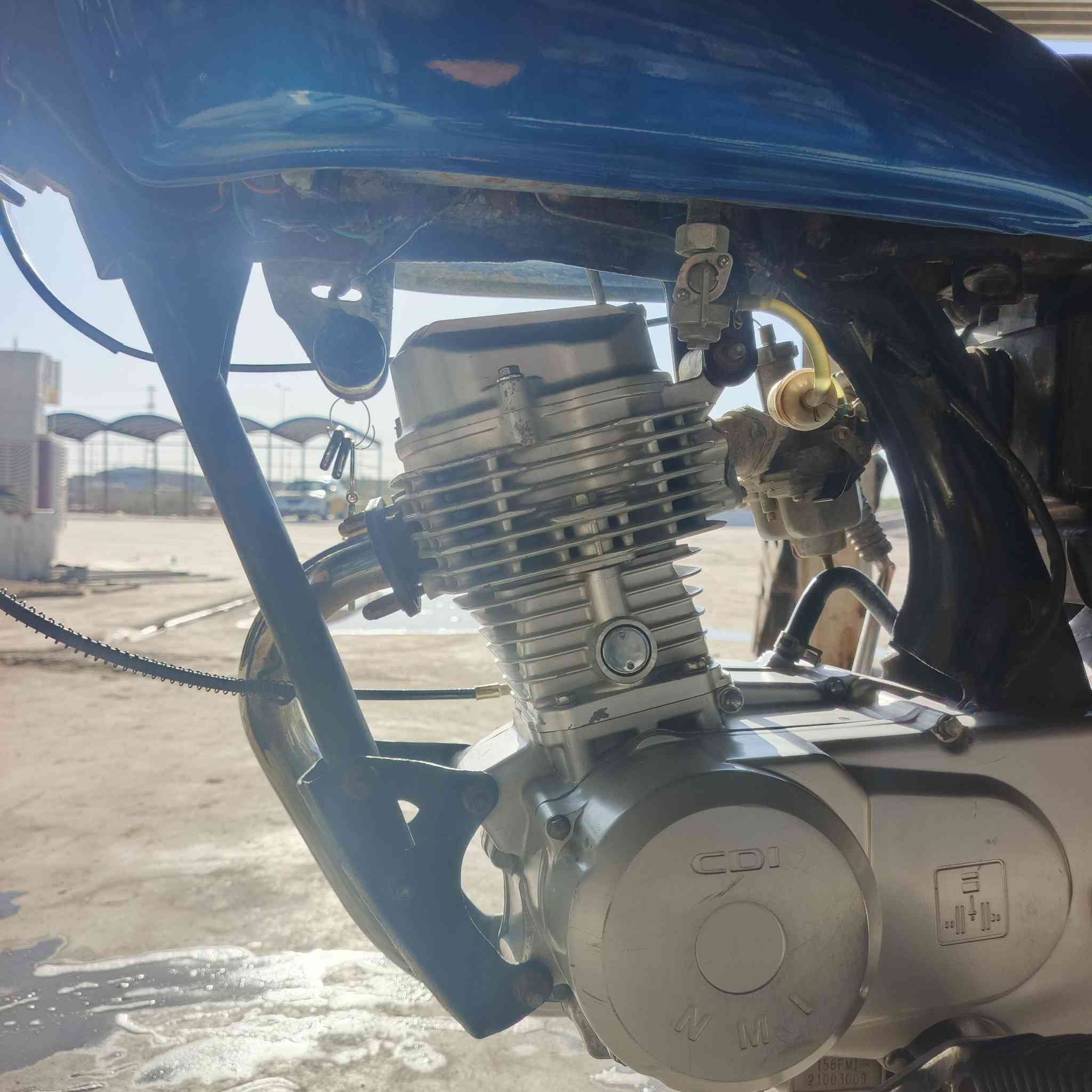 سلام عليكم شباب دراجه ايراني نامه شلامجة للبيع تعمير شاصي2019اوراق تعميرة23 درجه خير من لله رقـــم ***********
