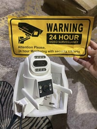 كاميرا مراقبة عملاقة ثنائية ٣٥ ألف قفل كامله ملحقات  التواصل خاص او وا...