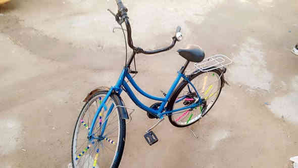 سلام عليكم بايسكل بناتي حجم26 مصبوغ سعر40الف  ***********
