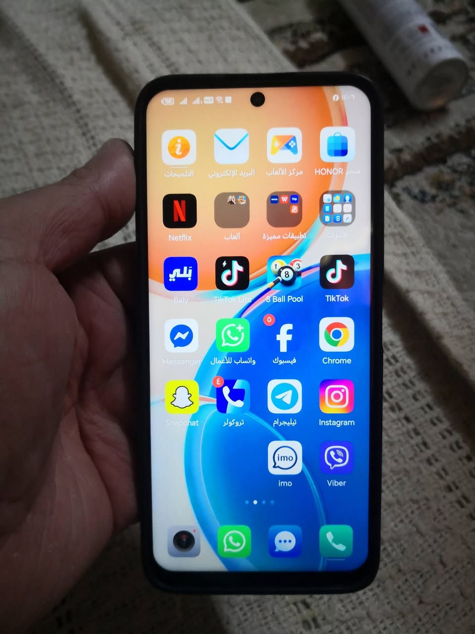 السلام عليكم عندي هونر x8
للبيع الجهاز عل ظمان ومبدله شاشه اصليه
فقط السعر ١٠٠ الف ذاكره ١٢٨ جهاز جدا راقي مكاني بغداد الجديدة لأمين سكينه شارع المكاتب ***********

