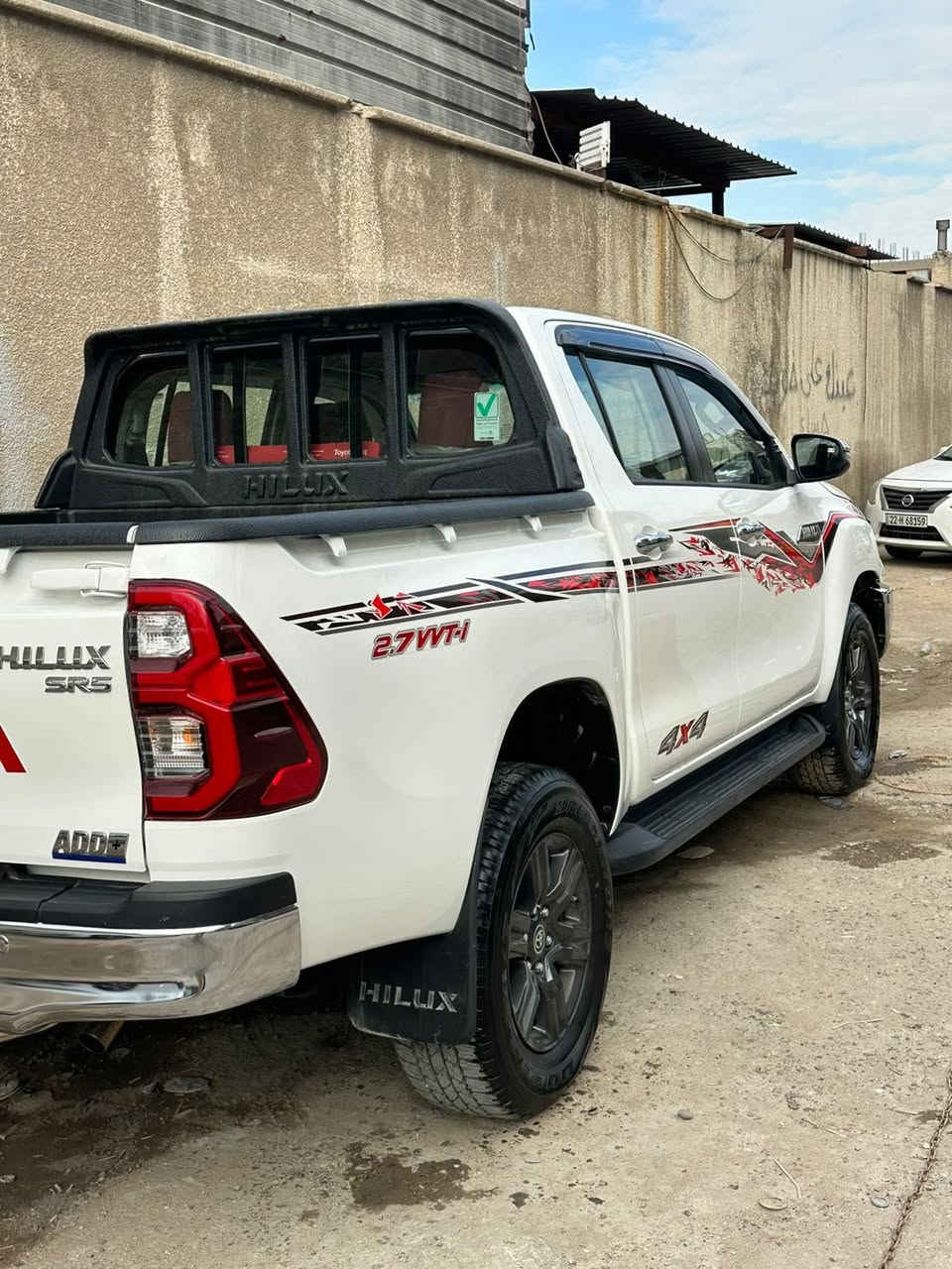 السلام عليكم بيكب هايلوكس 2024 مكفوله من كلشي سياره بحاله الوكاله بعدها داخل الضمان بعدلها تلث تبديلات دهن داخل الوكاله 
_ماشيه 10 الاف
-شحن لاسلكي
-بصمه شاشه جبيره
-كشاف بنيد
- كامره خلفيه
-دوشمه كامله ارضيه زائد كشنات جلد خياط ستيرن 
درع امامي خلفي 
-تاير جبلي 
رقم اربيل تحويل مباشر 
-السعر 36$
-*********** رقم الهاتف  غير متواجد عل نت
