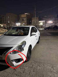 نيسان صني هندي موديل 2021 رقم اربيل سياره باسمي تحويل مو وكاله ضربه بل...