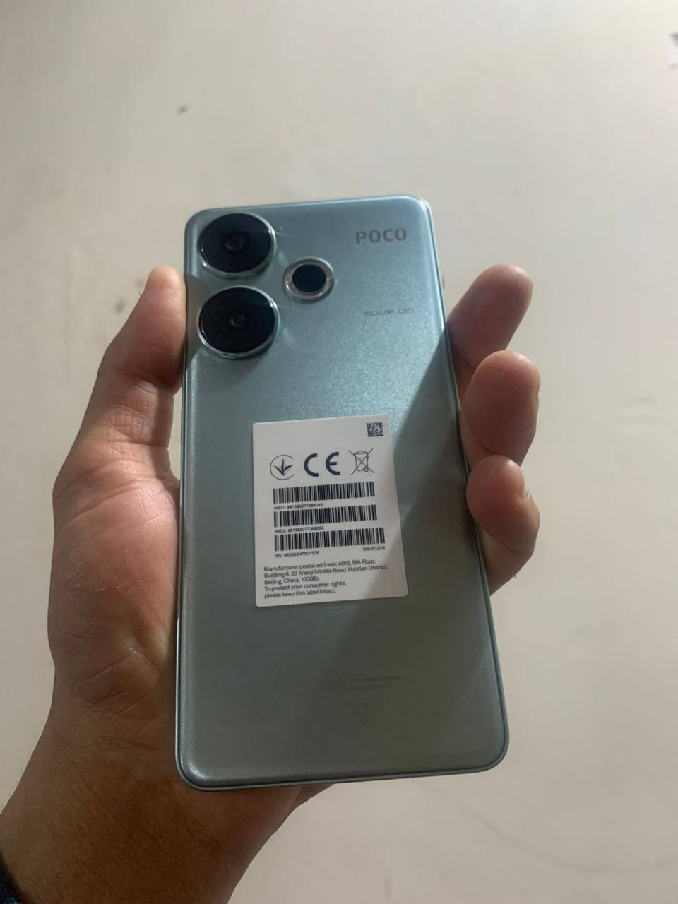 السلام عليكم
جهاز: POCO F6
الذاكرة :512
الذاكرة العشوائيه: (الرام) 16 كيگابايت
المعالج:Snapdragon®Gen 3 Mobile Platform
ثماني النواة بتردد يصل إلى ٣٬٠جيجا هرتز
PUBG/120 فريم
البطارية والشحن: يأتي ببطارية كبيرة سعة 5000 مللي أمبير ويدعم الشحن السريع بقوة 90 واط. 
جهاز شخط مابي جهاز غراض كامله 
جهاز ختصاص العاب حاسبه مسوي مو جهاز شوف بعينك 😂
مراوس ايفون 13 برو ماكس فقط مراوس 
بيع ب400 وبي مجال مو شراي لتعلق وتكسر بلحلال 
***********
