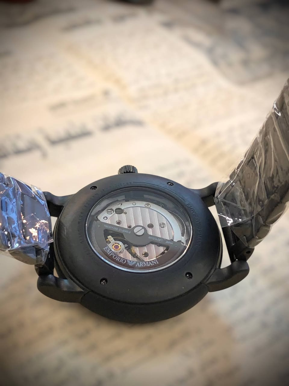 ساعة رجالية أوتوماتيك طراز لويجي من إمبوريو أرماني (Emporio Armani Luigi AR60010) بهيكل أسود وسوار من الفولاذ المقاوم للصدأ باللون الأسود
السعر 170 الف بيها مجال 
يتوفر توصيل لكل المحافظات


**إذا كنت صاحب هذا الإعلان وتريد حذفه لأي سبب، رجاءا أرسل رسالة إلى الدعم الفني**