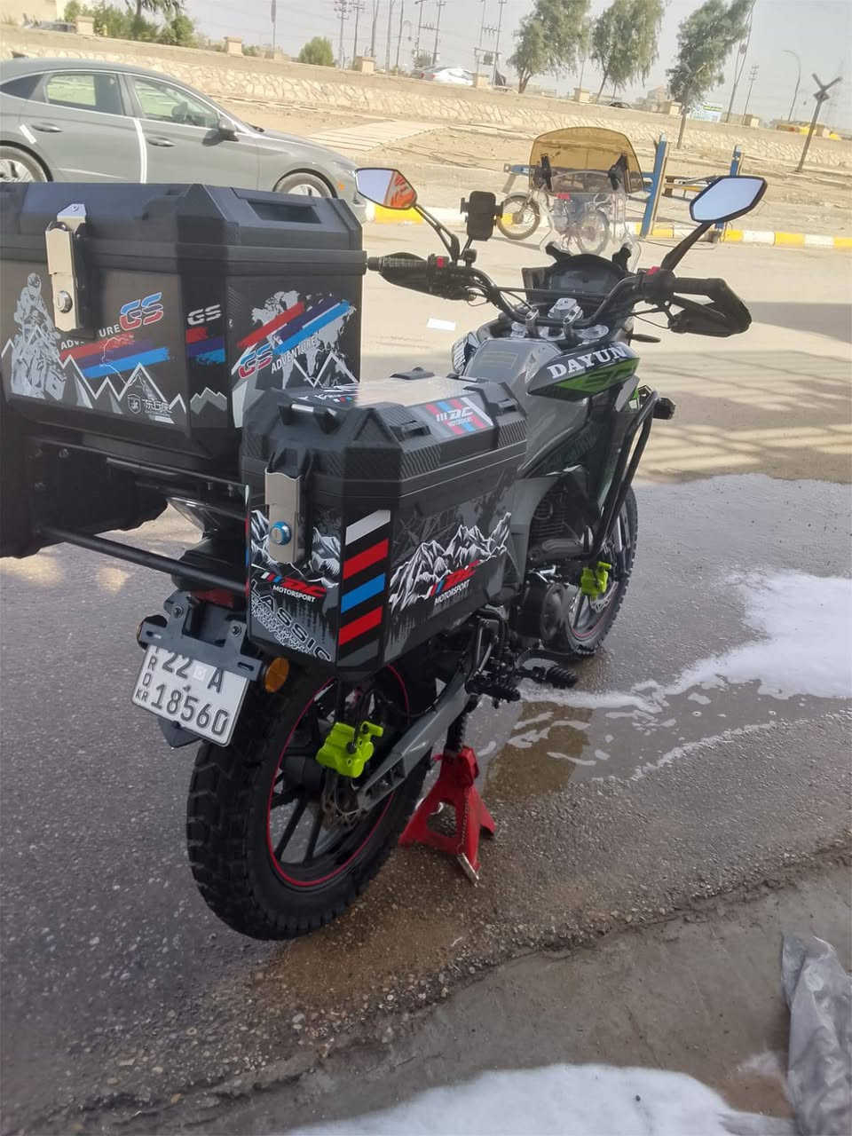 السلام عليكم دايوان ادفنجر موديل2025 دراجه ماشيه1000 دراجه جديدة بعده رقم اربيل تحويل ثاني يوم السعر 3 ملاين و750 الف مكانه الكوت رقم ***********
