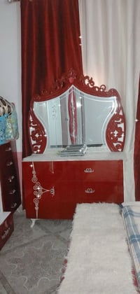 غرفه تركي • ١١ قطعه • ماروني وابيض