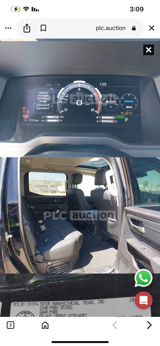 تويتاتندرا ليمتدهايبرد
مسافه مقطوعه 13الف
بدون صبغ بدون ارباك
سياره جديده لوك
سعر440$


**إذا كنت صاحب هذا الإعلان وتريد حذفه لأي سبب، رجاءا أرسل رسالة إلى الدعم الفني**