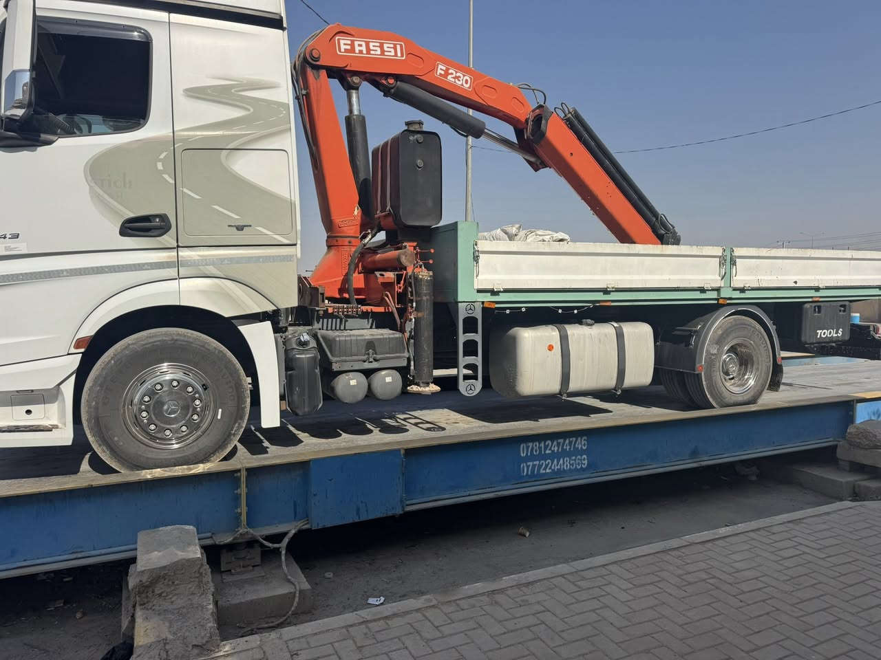 كرين وحش تك تاير موديل ١٦كرين فاسي ٩ طن ٣سلايت سليمانيه بسمي ***********
