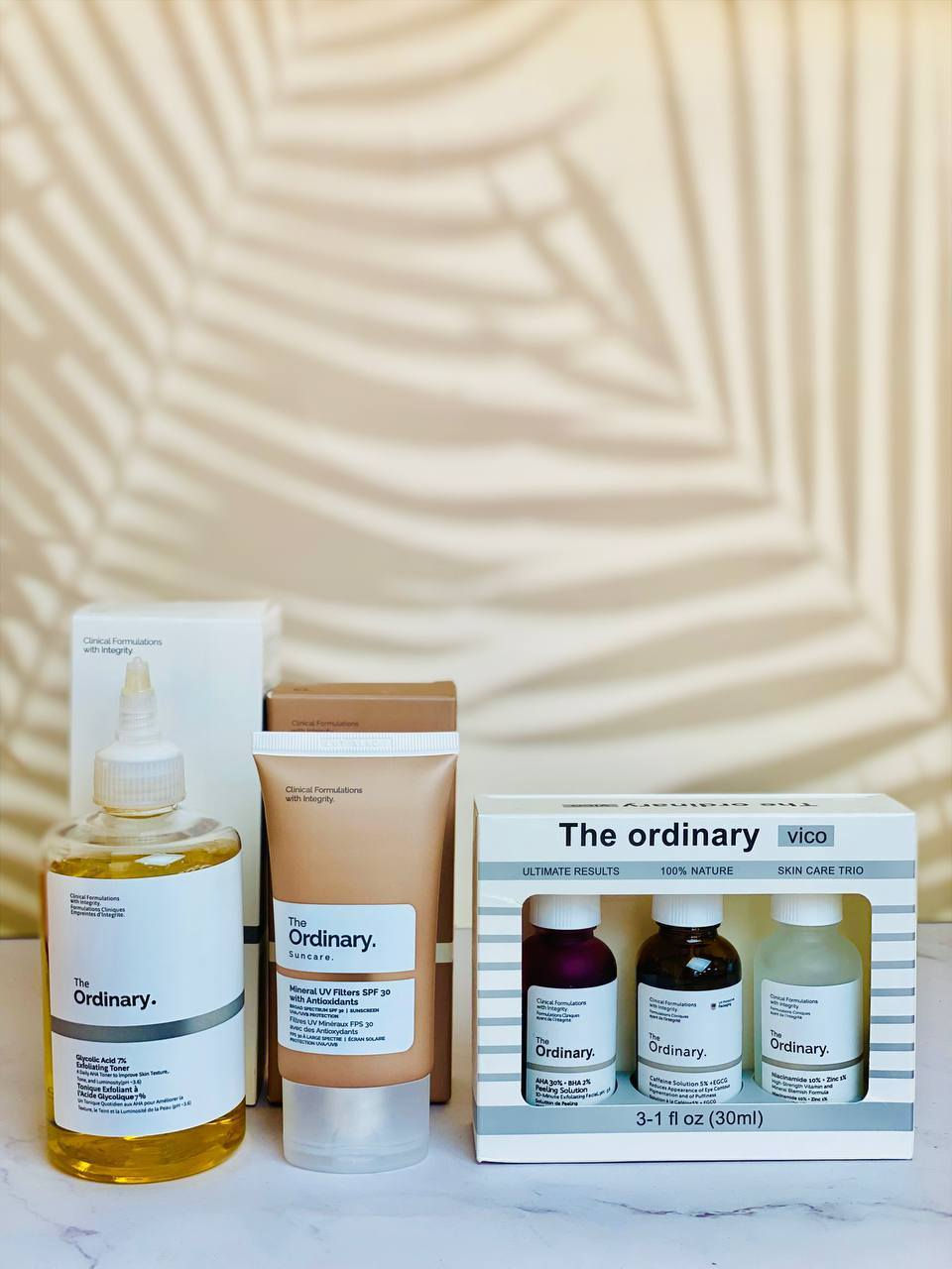 ✨ روتين البشرة المثالي من The Ordinary ✨
💧 تونر Glycolic Acid  
يقشر البشرة بلطف ويزيل الخلايا الميتة ويعطي نعومة وإشراقة
☀️ واقي شمس The Ordinary SPF 30  
يحمي البشرة من أشعة الشمس
🧴 مجموعة سيرومات The Ordinary 
سيروم الأحماض لتجديد البشرة وتقشيرها
سيروم النياسيناميد لتقليل الحبوب والمسام 
سيروم الكافيين للهالات تحت العين 
#الاصلي_100
#للحجز_والاستفسار_دايركت
#ستوريات + #بوست
🍯


**إذا كنت صاحب هذا الإعلان وتريد حذفه لأي سبب، رجاءا أرسل رسالة إلى الدعم الفني**