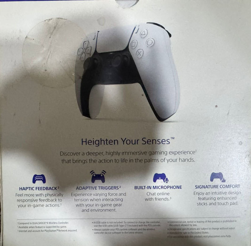 وحدة تحكم PlayStation 5 DualSense wireless controller أصلية جديدة غير مستعملة السعر 75 الف


**إذا كنت صاحب هذا الإعلان وتريد حذفه لأي سبب، رجاءا أرسل رسالة إلى الدعم الفني**