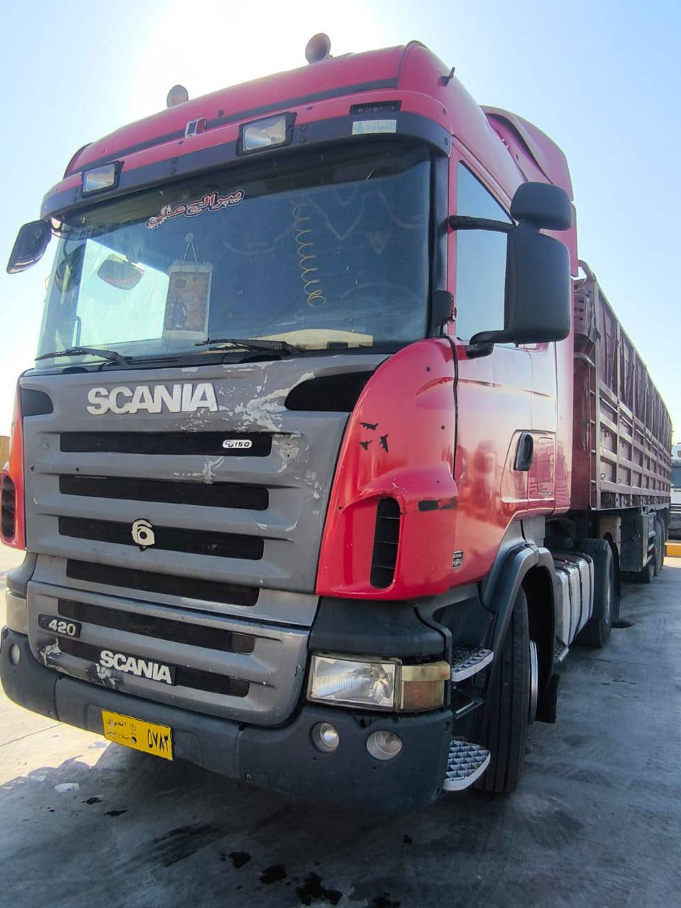 سلام عليكم للبيع سكانيه..محرك انجكشن بيه بخار بدون تنقيص رقم صلاح الدين بدون اضبار  سعره مناسب مكان بابل للستفسار انتصل ***********.
