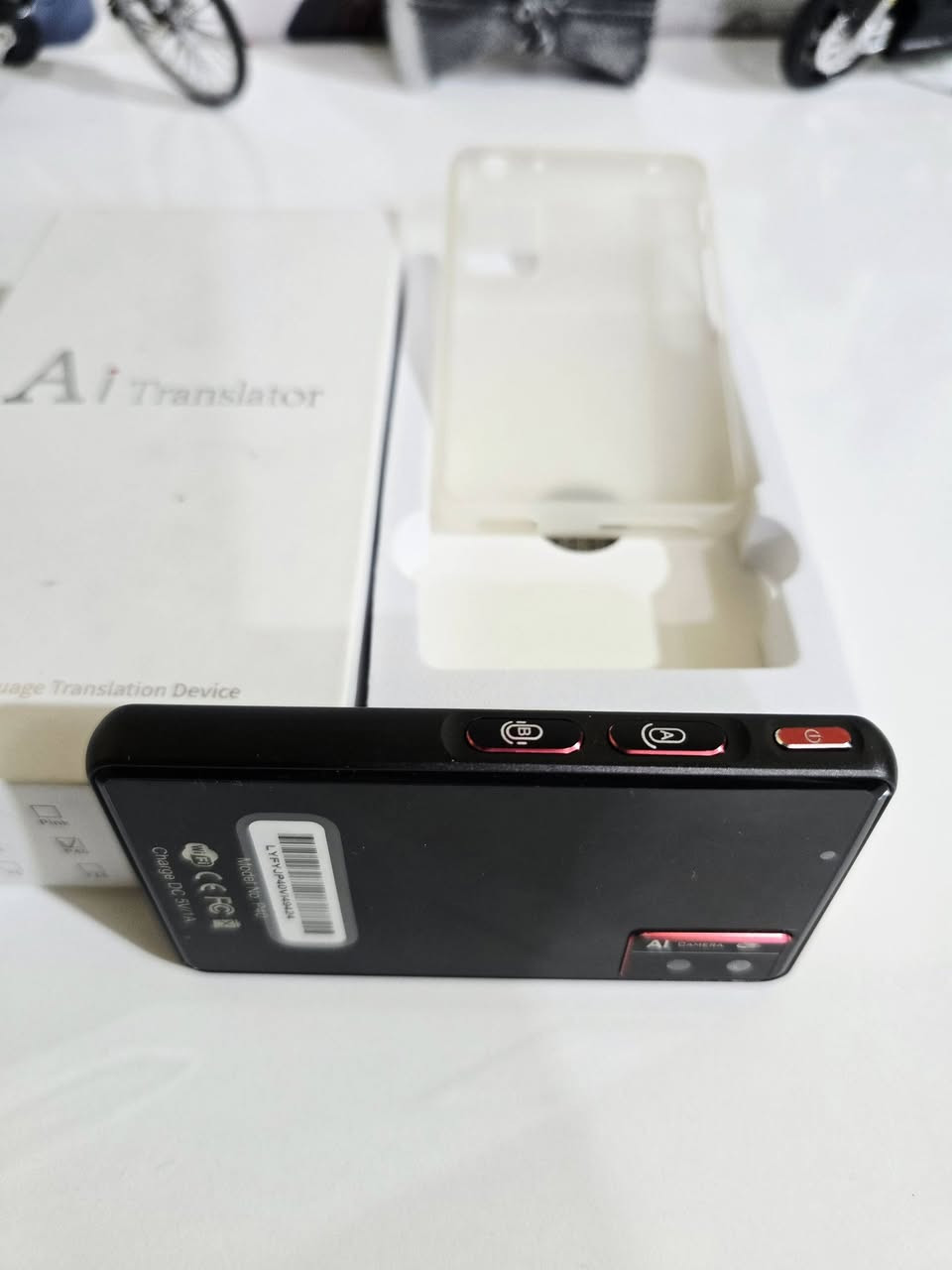 سلام عليكم 
من رخصة الادمن 
متوفر جهاز ترجمة اكثر من ١٦٠ لغة بدون انترنيت يترجم شكلة مثل الموبايل حبايب امانه الله ماعرف سعرة للمهتم حط سعر حق الله وبل العافية


**إذا كنت صاحب هذا الإعلان وتريد حذفه لأي سبب، رجاءا أرسل رسالة إلى الدعم الفني**