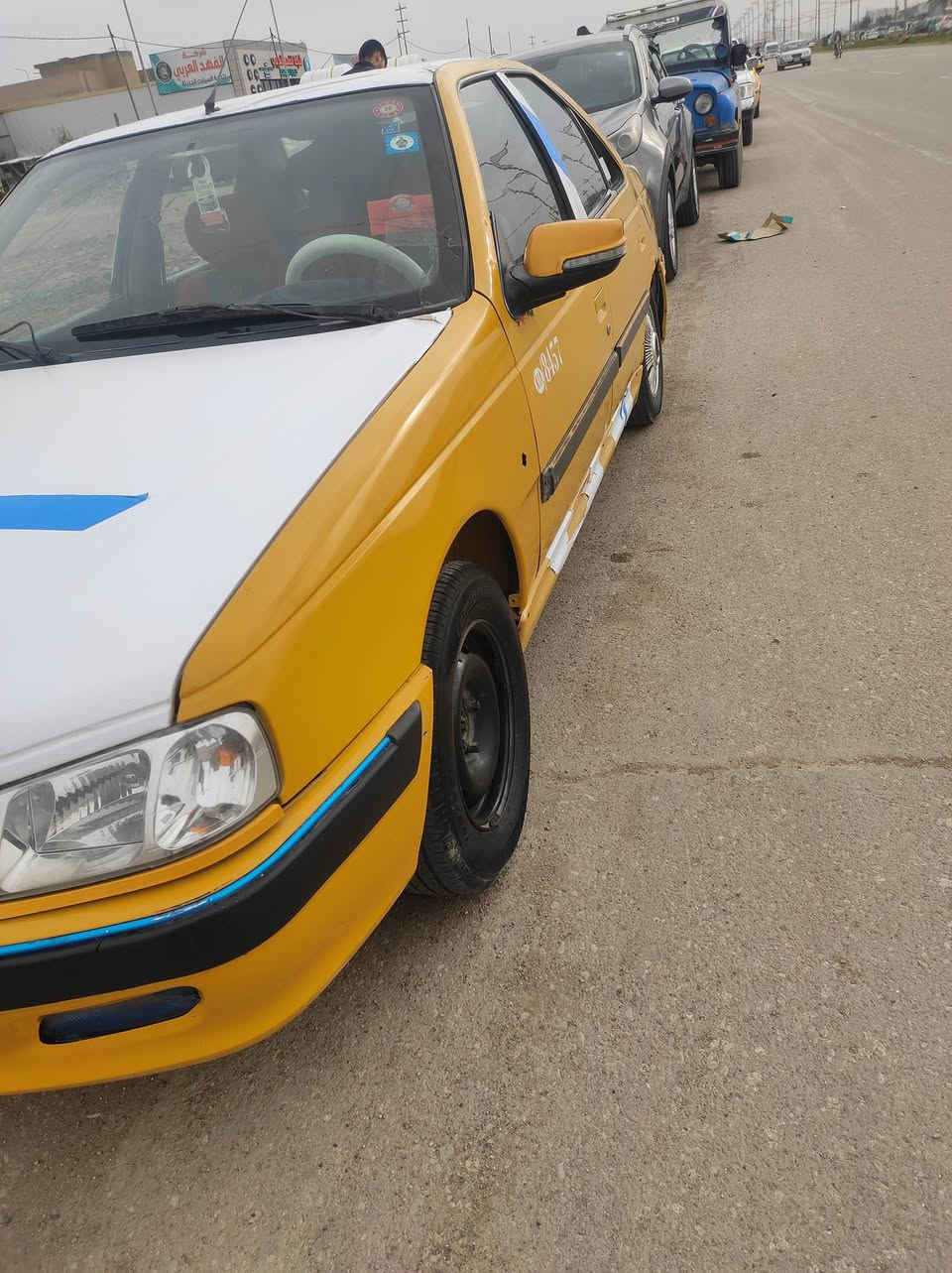 سلام عليكم بيجو بارس الفين 2013 مصفره هيئه أو غرامات سنويه ل 28 سياره مشروع وطني ابسمي السياره كير او مكينه خير من الله تخم تاير 
***********
